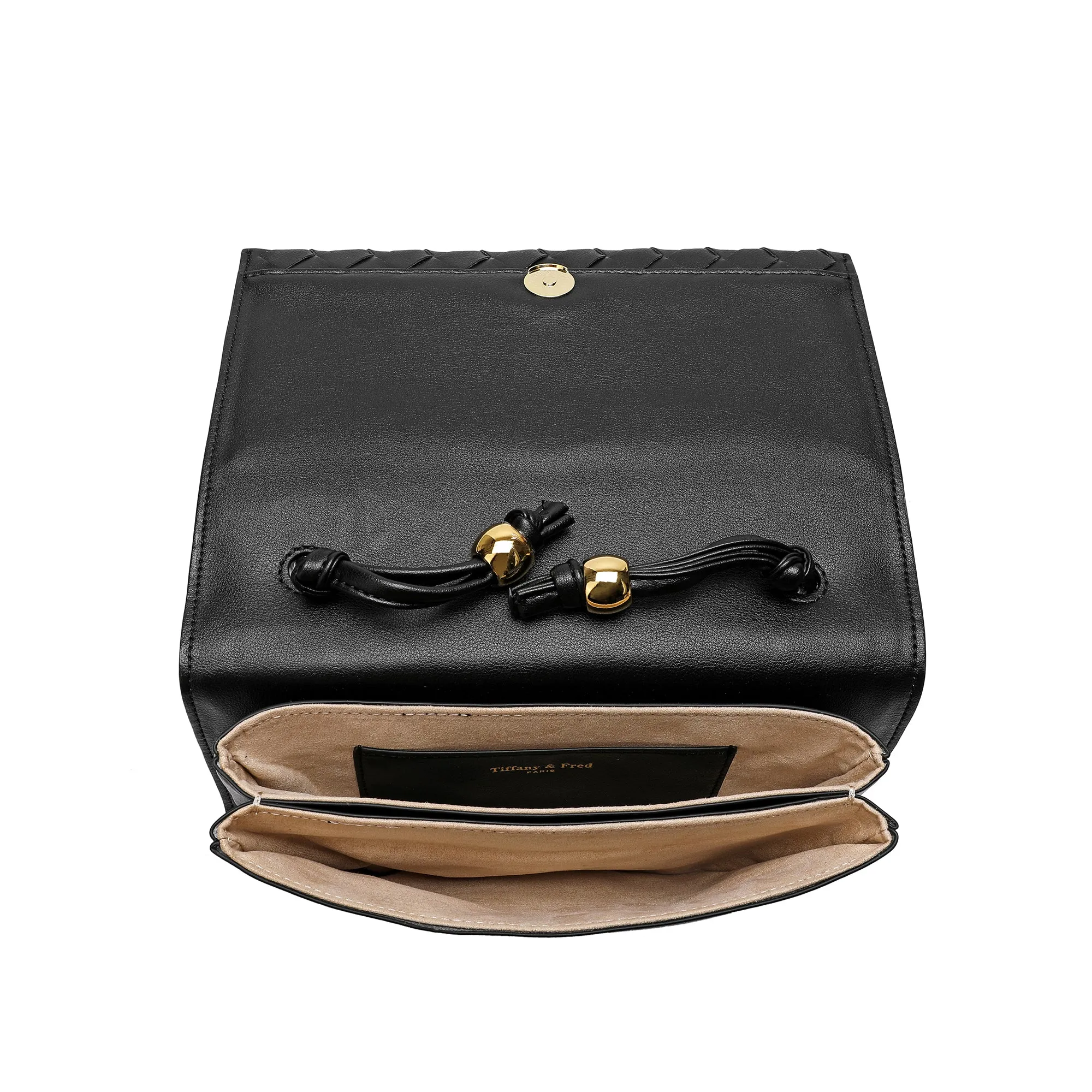 Tiffany & Fred  Woven Leather Shoulder Bag/ Clutch