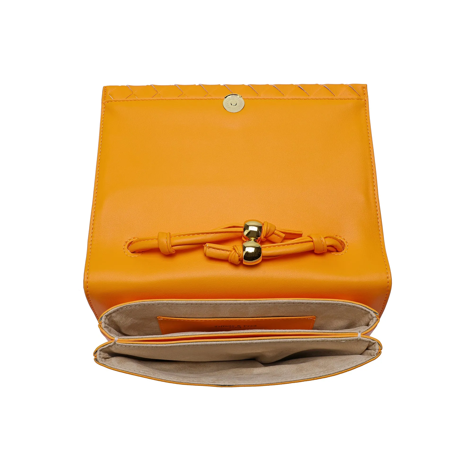 Tiffany & Fred  Woven Leather Shoulder Bag/ Clutch