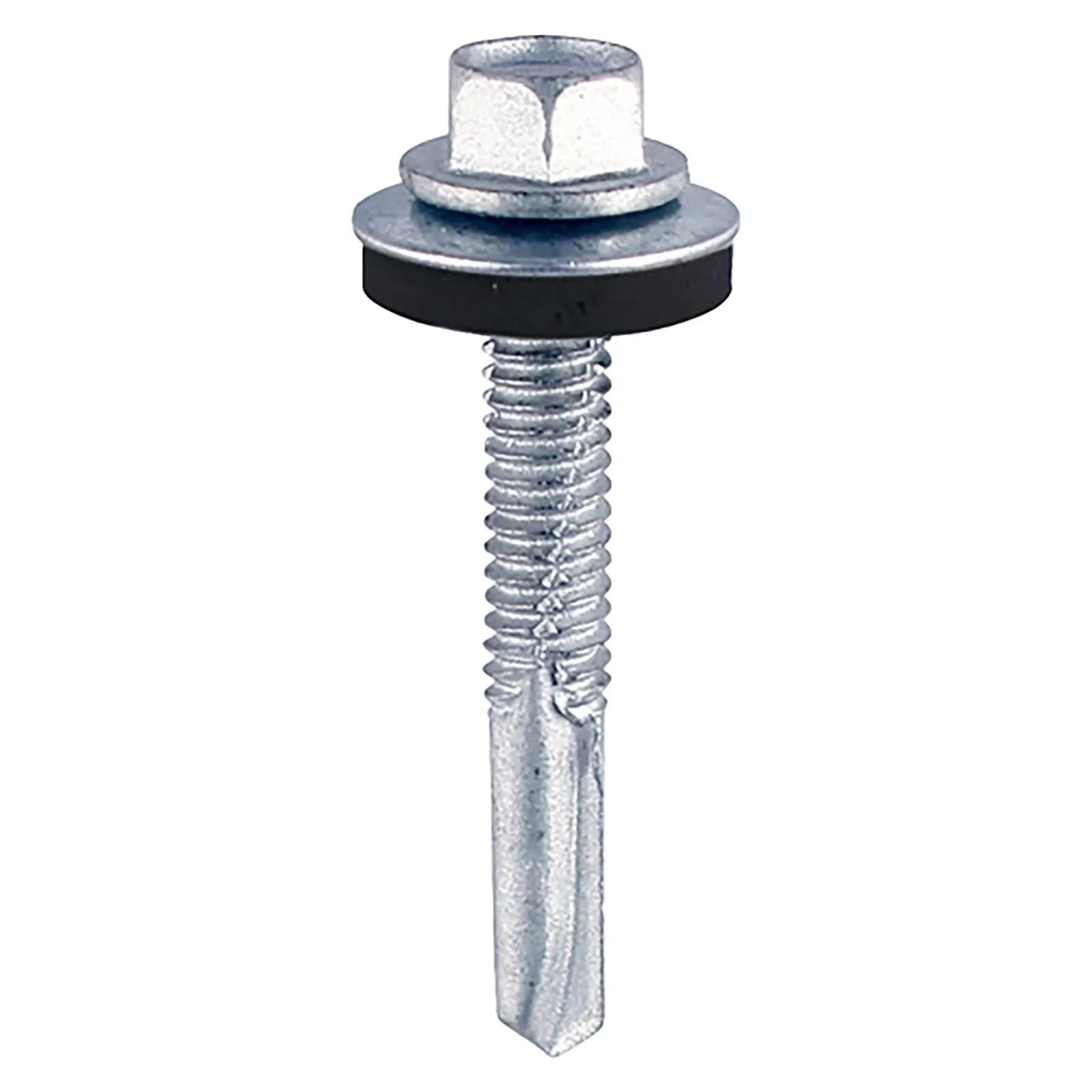 TIMCO Self Drilling Construction Screw for Heavy Section Steel with or without EPDM Washer Bi-Metal Exterior Zinc -Choose Size