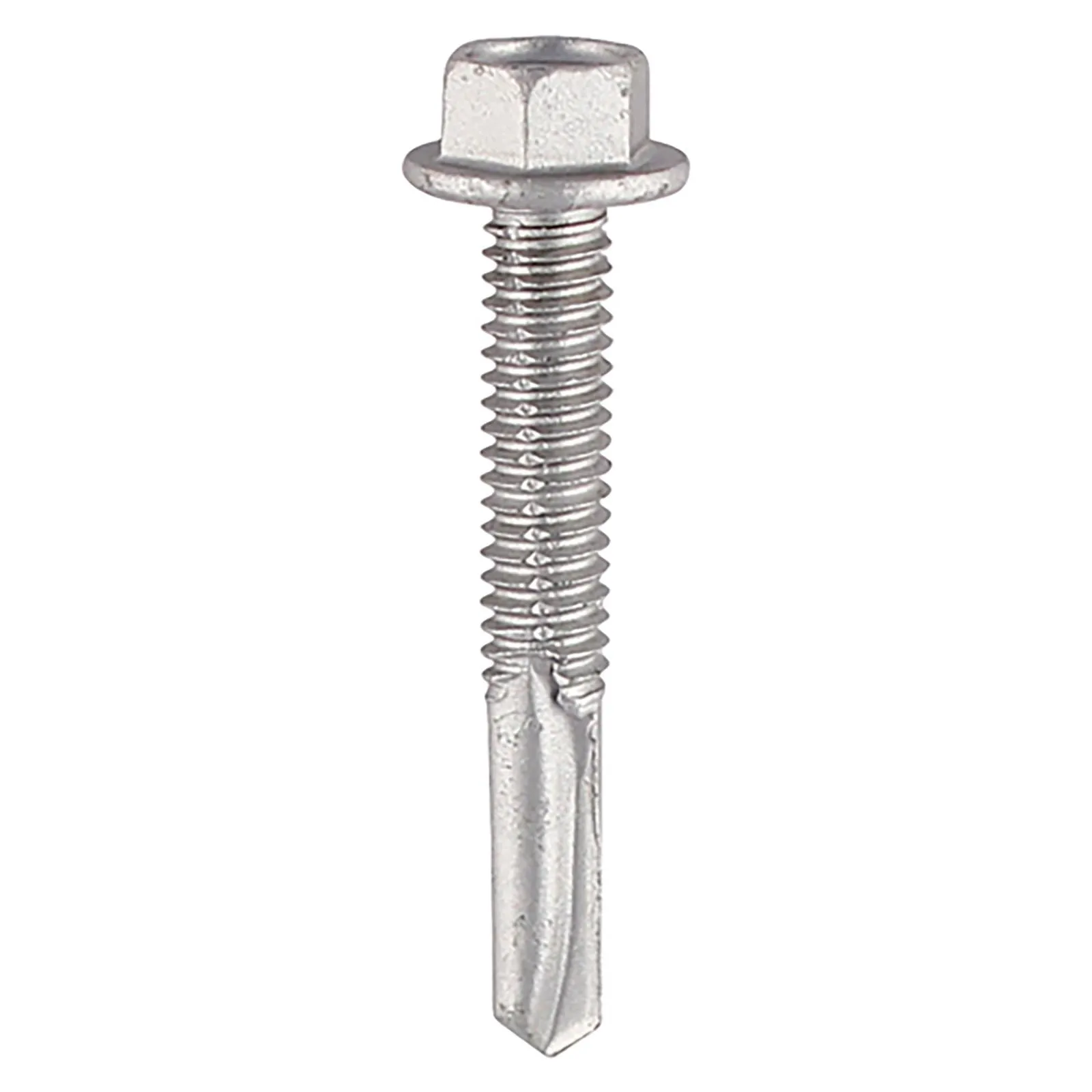 TIMCO Self Drilling Construction Screw for Heavy Section Steel with or without EPDM Washer Bi-Metal Exterior Zinc -Choose Size