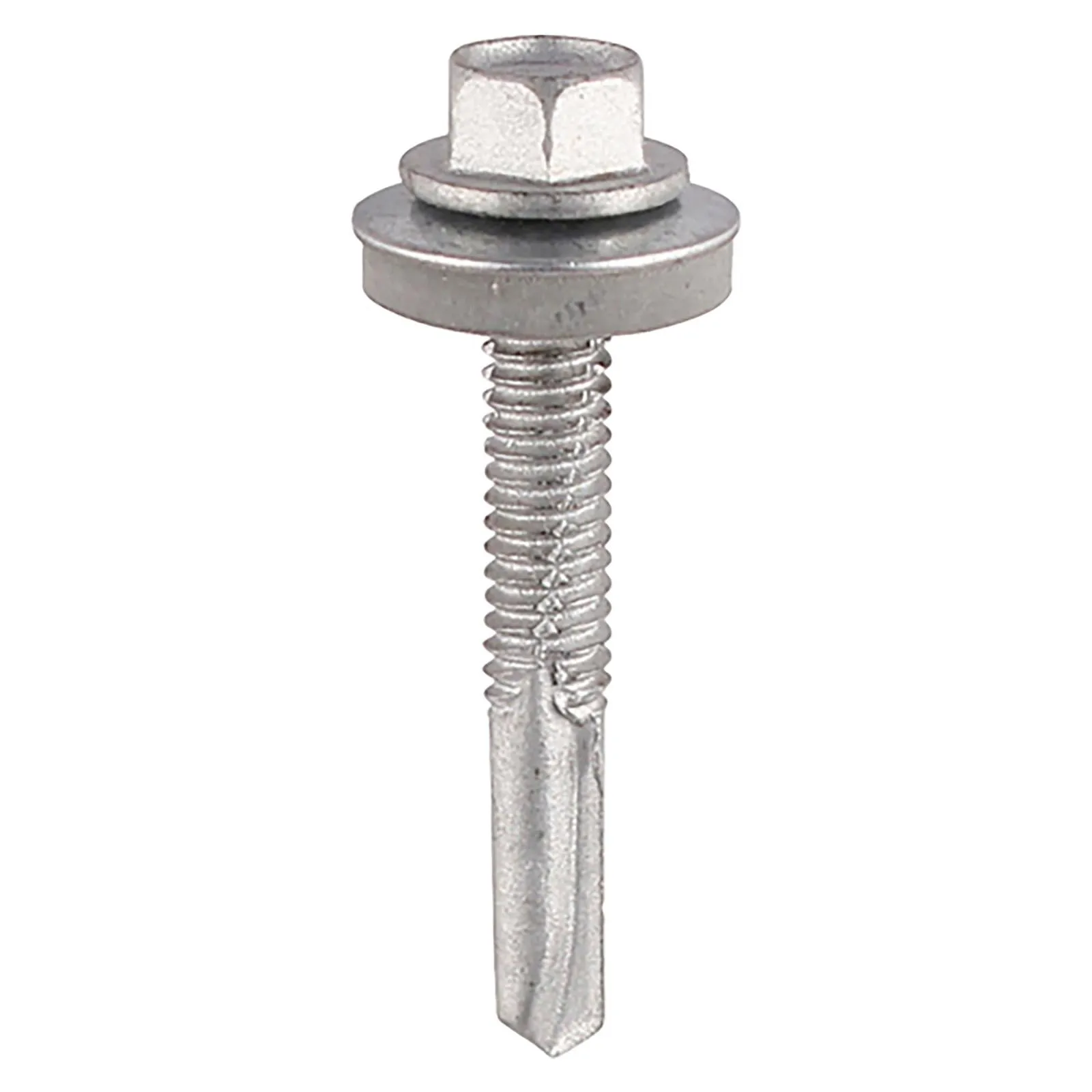 TIMCO Self Drilling Construction Screw for Heavy Section Steel with or without EPDM Washer Bi-Metal Exterior Zinc -Choose Size