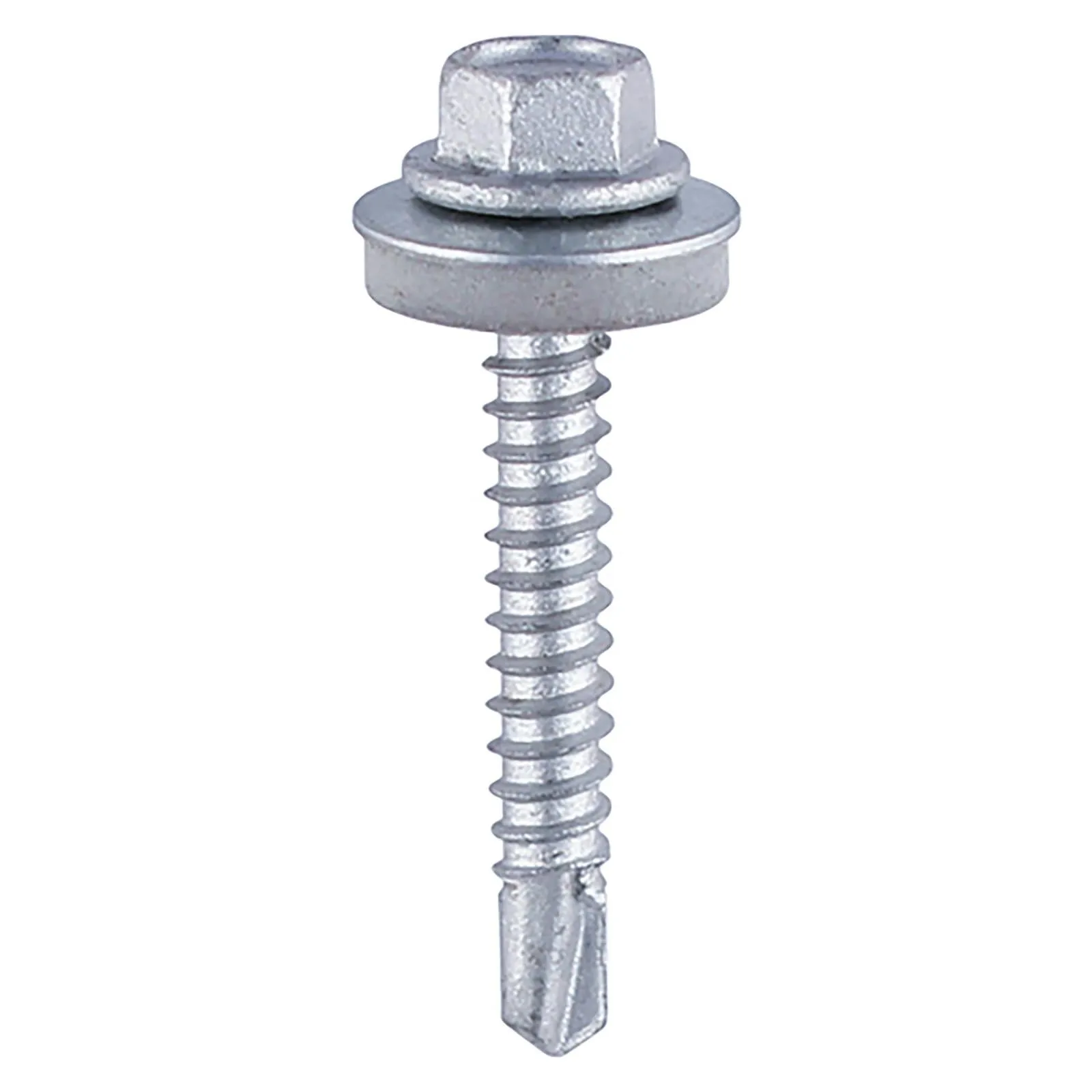 TIMCO Self Drilling Construction Screw for Heavy Section Steel with or without EPDM Washer Bi-Metal Exterior Zinc -Choose Size