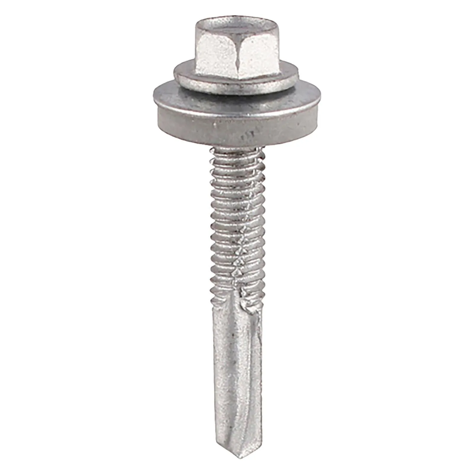 TIMCO Self Drilling Construction Screw for Heavy Section Steel with or without EPDM Washer Bi-Metal Exterior Zinc -Choose Size