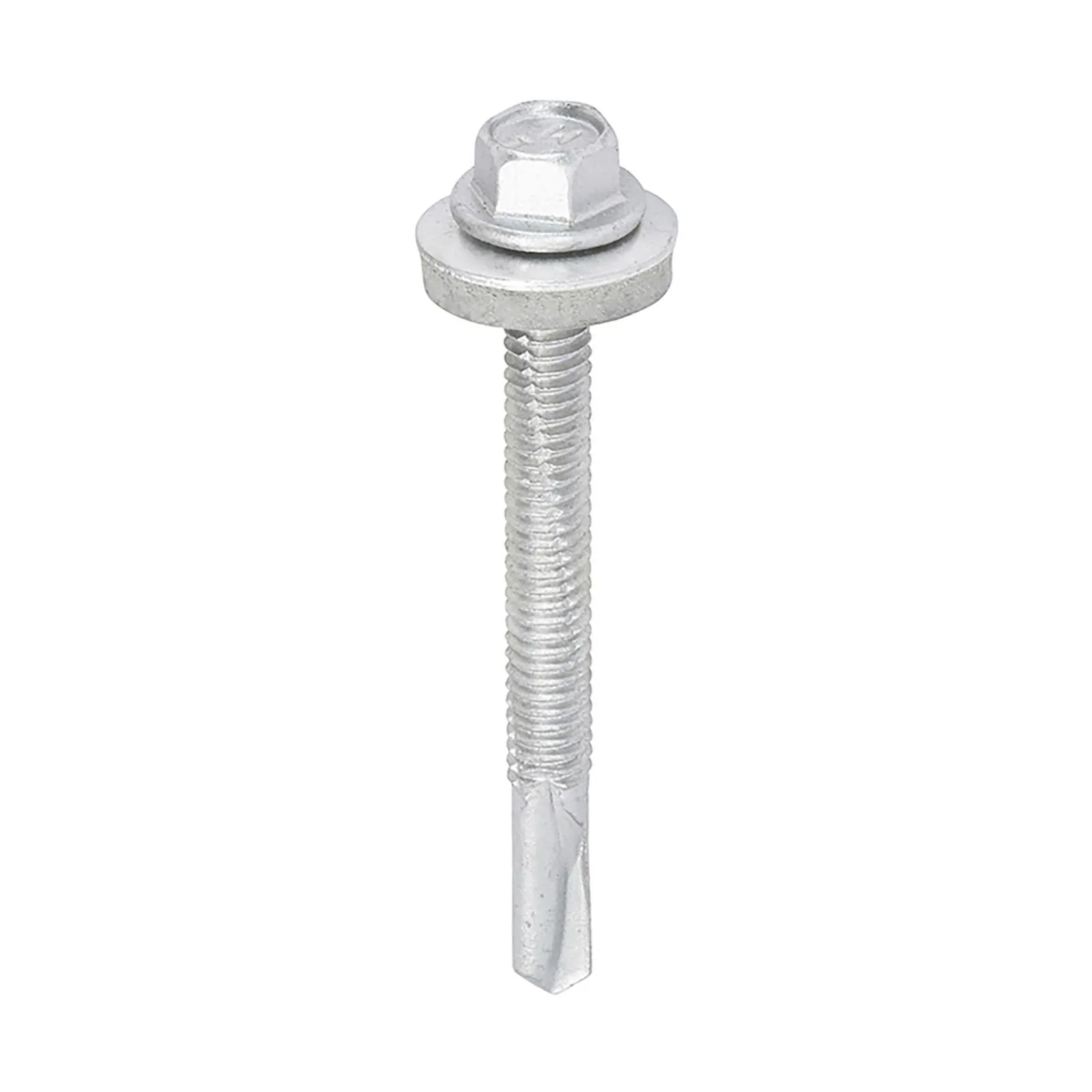 TIMCO Self Drilling Construction Screw for Heavy Section Steel with or without EPDM Washer Bi-Metal Exterior Zinc -Choose Size