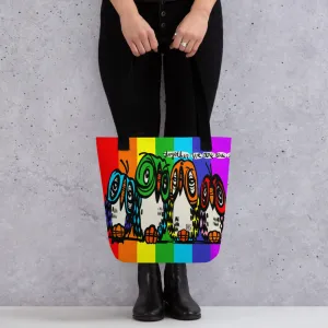 Together We Are One - Rainbow Collection - Lebo Tote bag