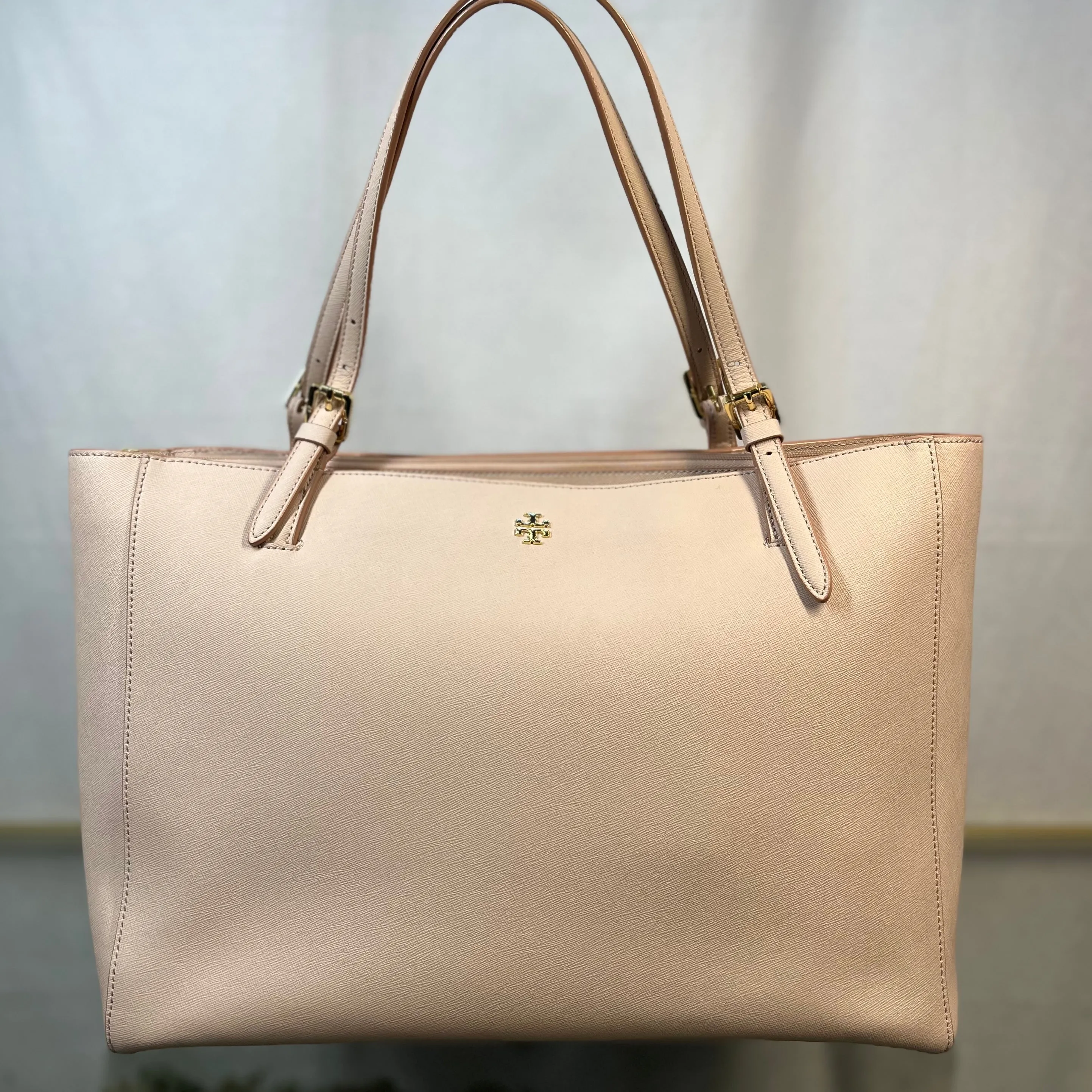 TORY BURCH York Buckle Large Pink Tote