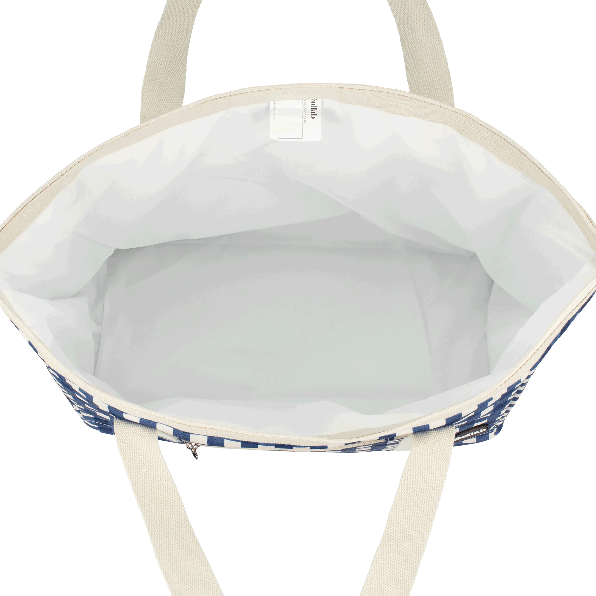 Tote Bag Blue Check