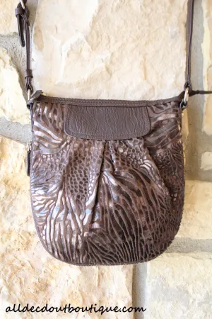 Treska | Zebra Messenger Brown