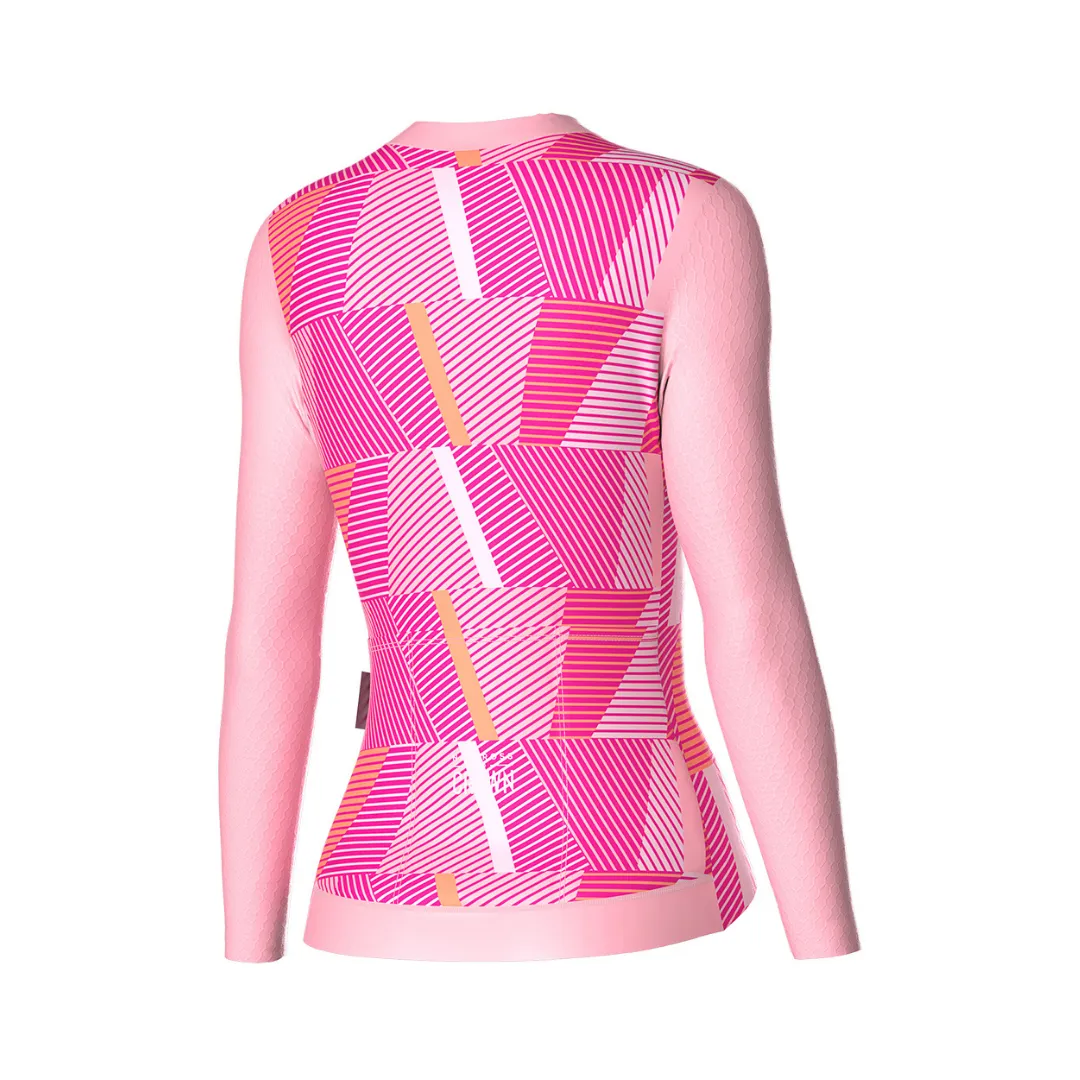 Tricota larga Flame Z136 pink LAMEDA mujer