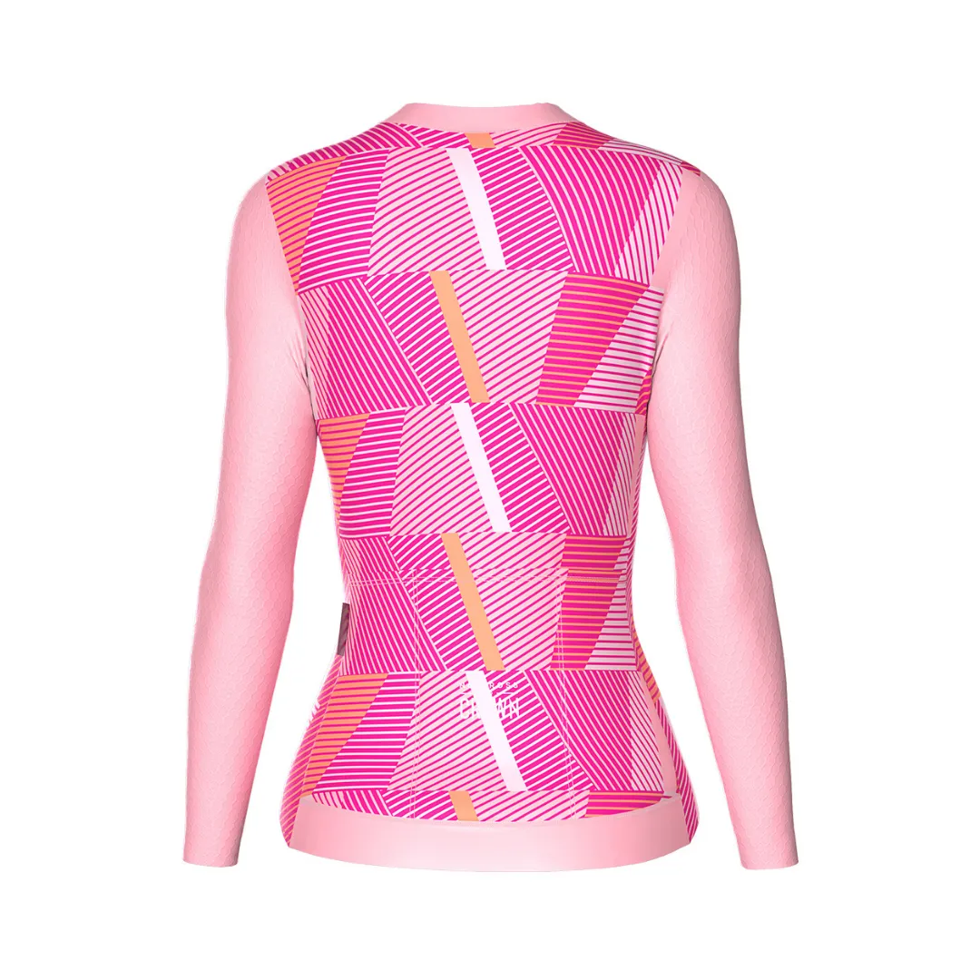 Tricota larga Flame Z136 pink LAMEDA mujer