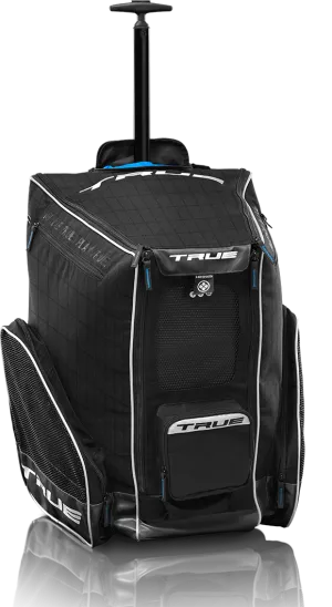 True 2021 Elite Equipment Wheeled Backpack (Black/White)