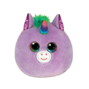 Ty Rosette the Purple Unicorn Mini Squishy Beanie