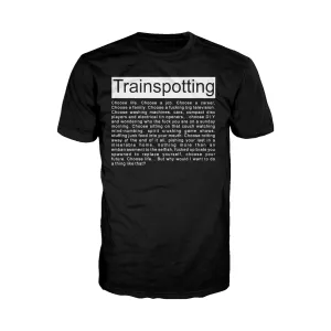 UA Just for Lolz Trainspotting Men's T-shirt (Black)