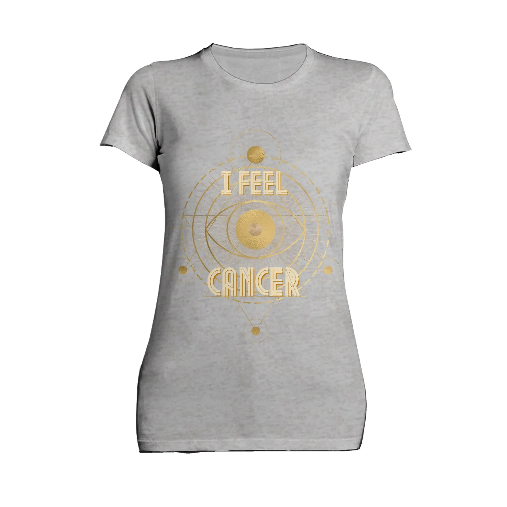 UA Supreme Star Sign Cancer Eye Women's T-shirt (Sports Grey)