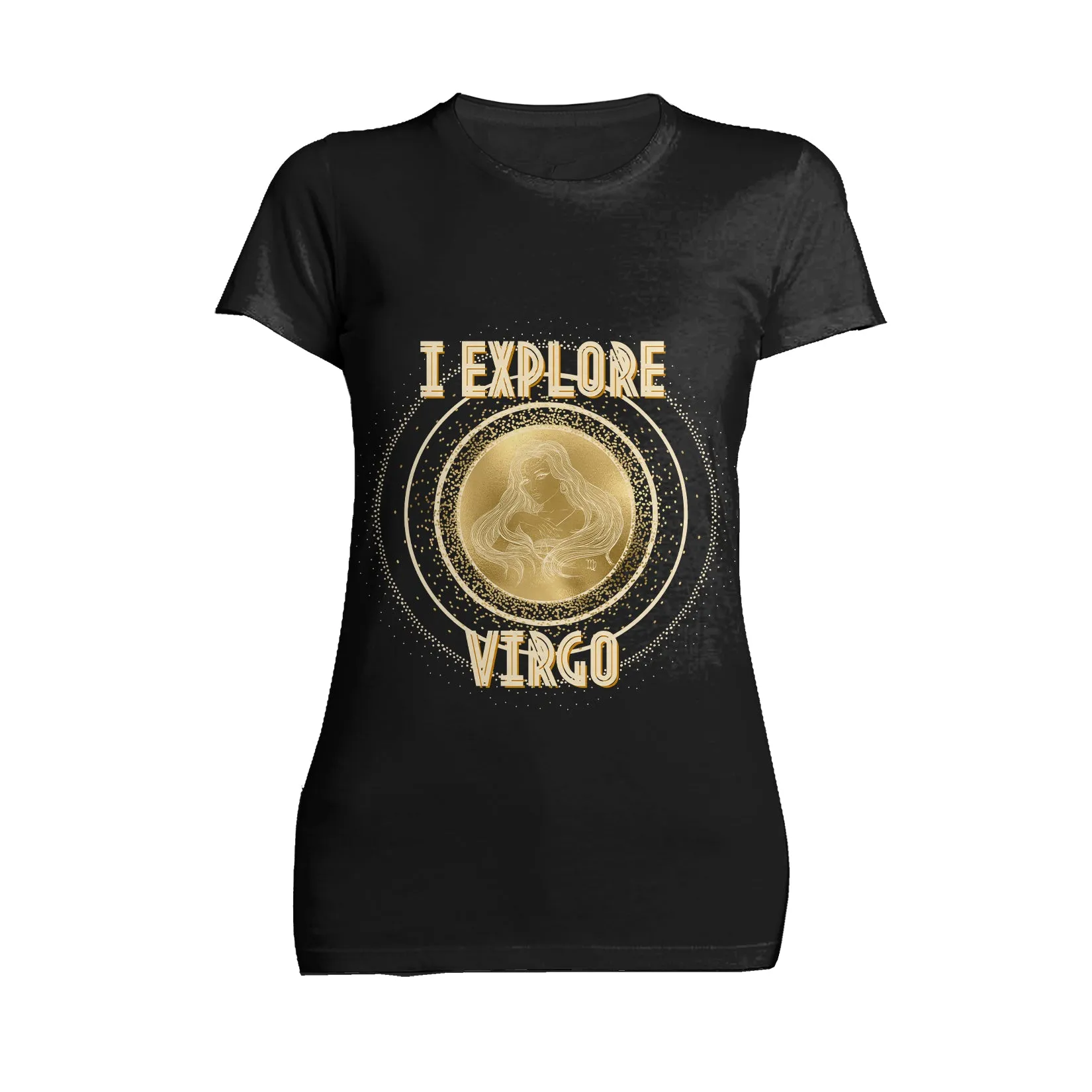 UA Supreme Star Sign Virgo Women's T-shirt (Black)