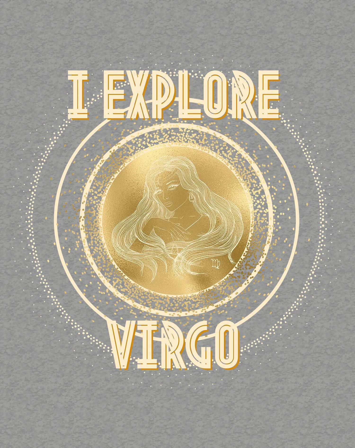 UA Supreme Star Sign Virgo  Women's T-shirt (Sports Grey)