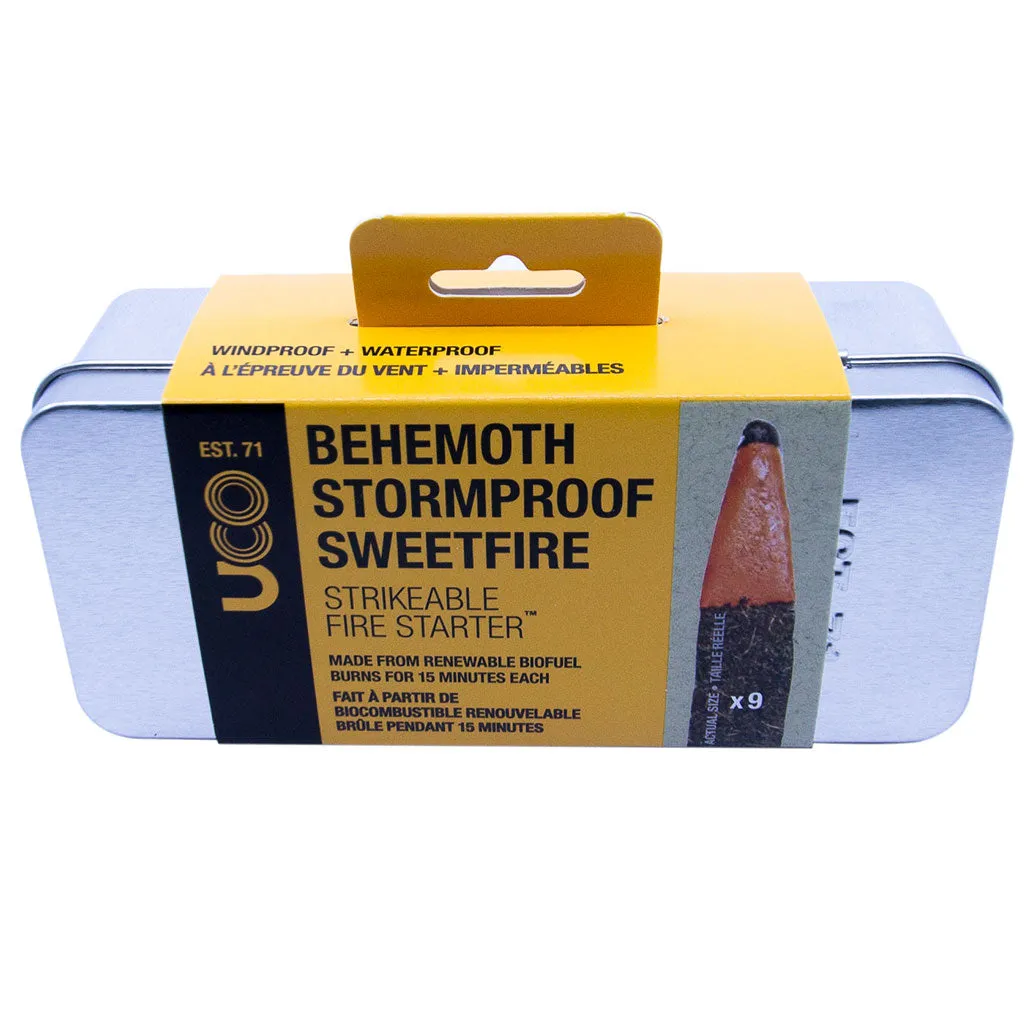 UCO Stormproof Behemoth Strikable Fire Starter 9PK