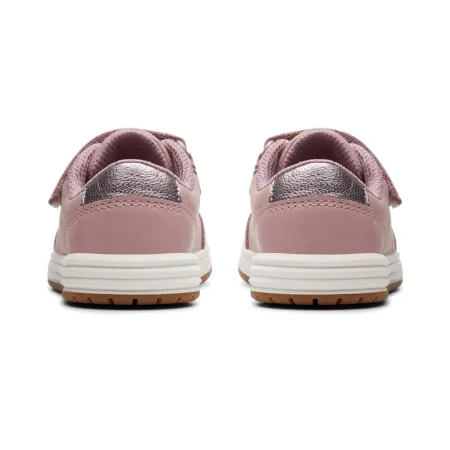 UK 5 Dusty Pink Urban Solo Velcro Strap Trainer