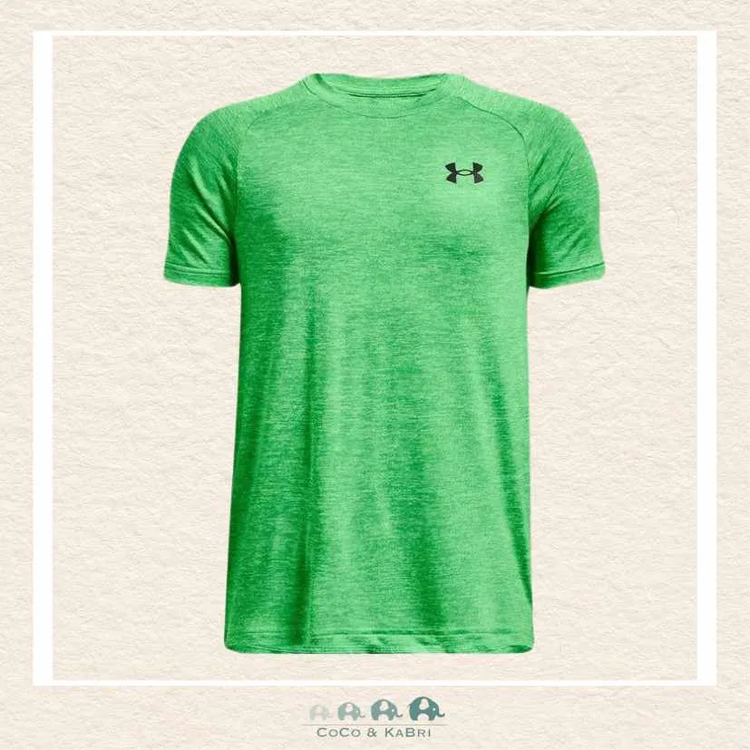 Under Armour: Youth Boys'  Tech™ 2.0 Short Sleeve- Green