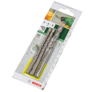 Uneo Betonbohrer-Set 3-teilig, SDS-Quick, Ø 5 | 6 | 8 mm