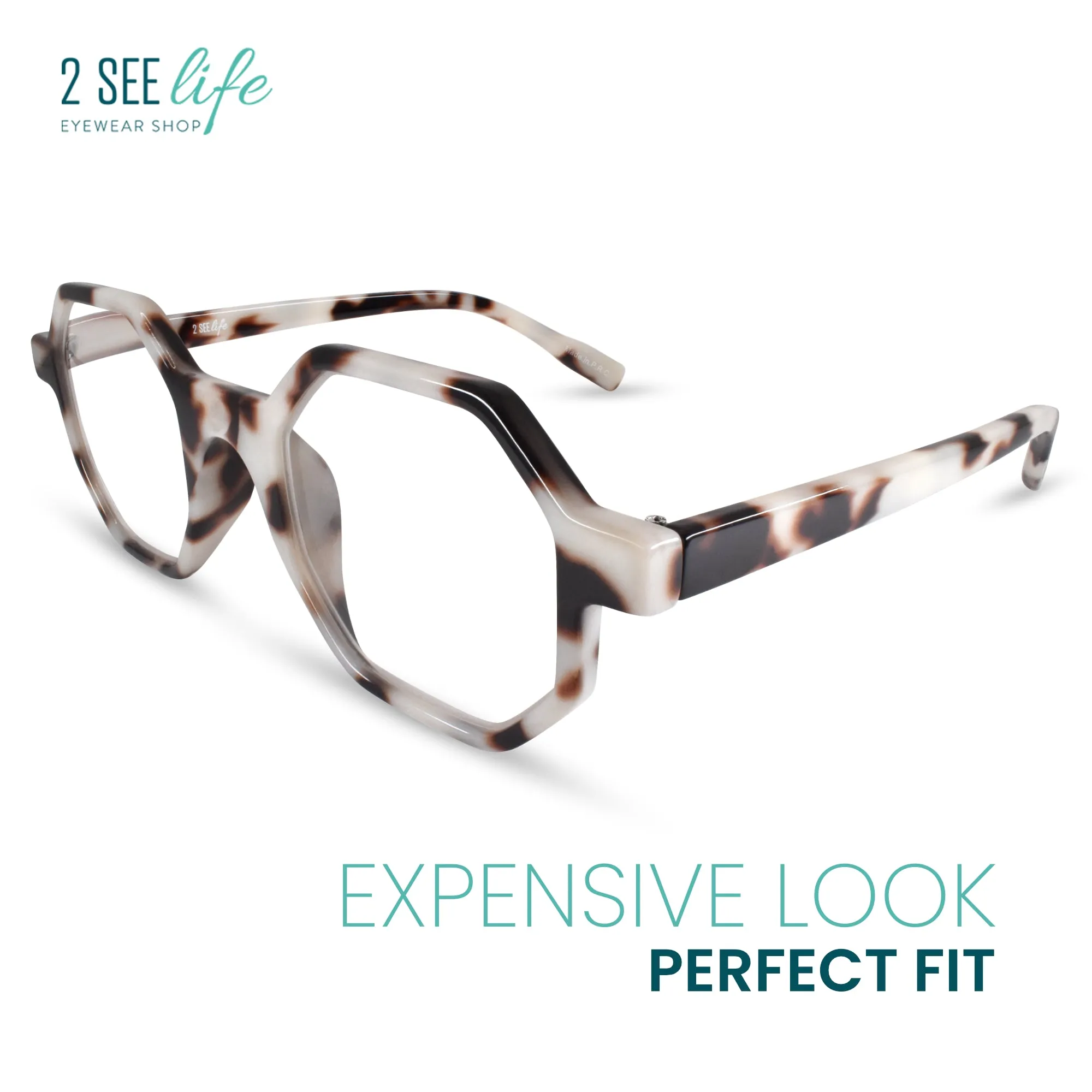 Unique Ocatagon Hexagon Reading Glasses | R-696