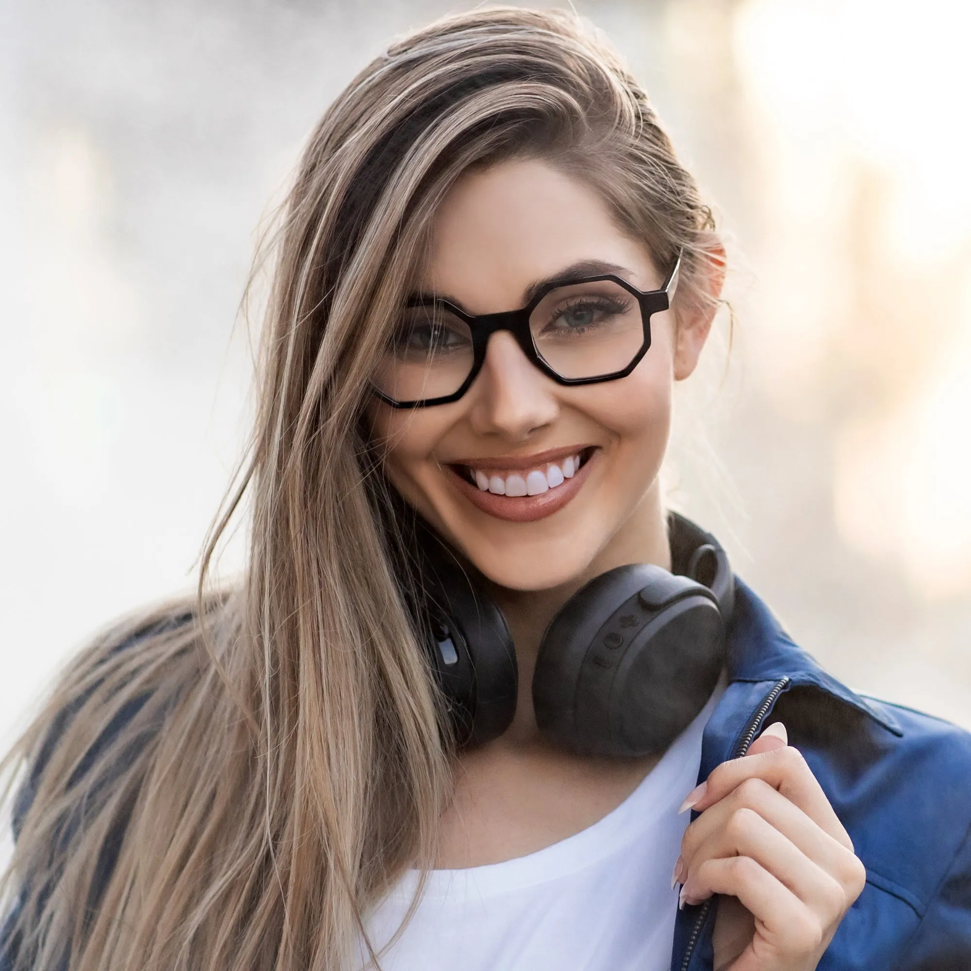 Unique Ocatagon Hexagon Reading Glasses | R-696