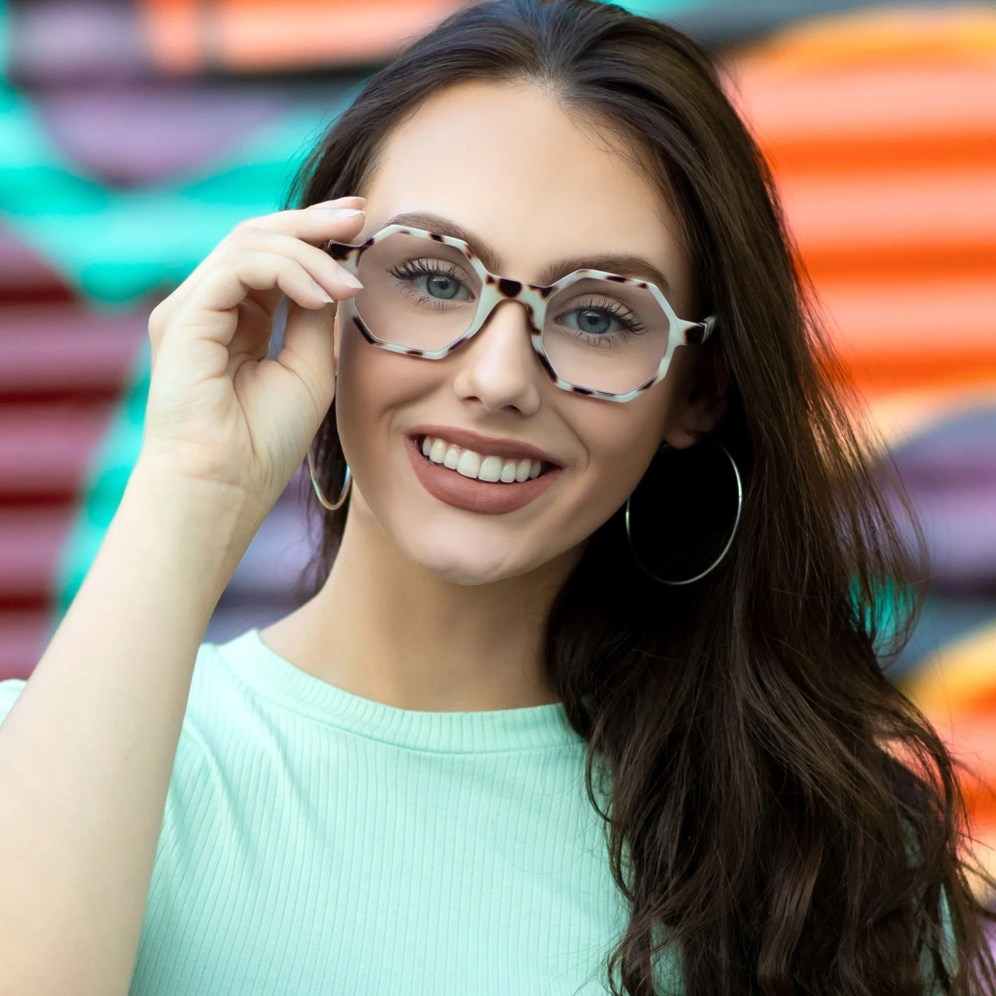 Unique Ocatagon Hexagon Reading Glasses | R-696