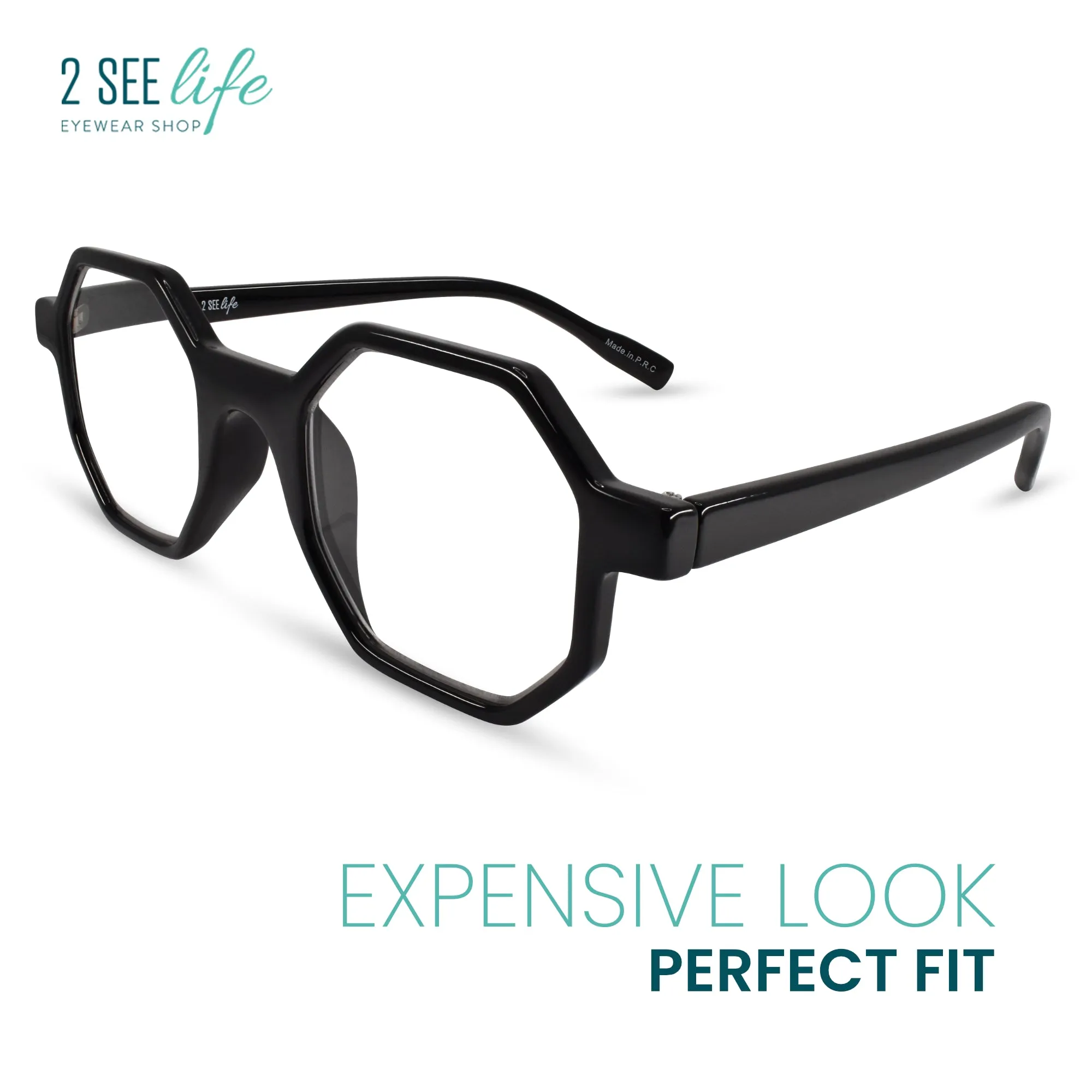 Unique Ocatagon Hexagon Reading Glasses | R-696