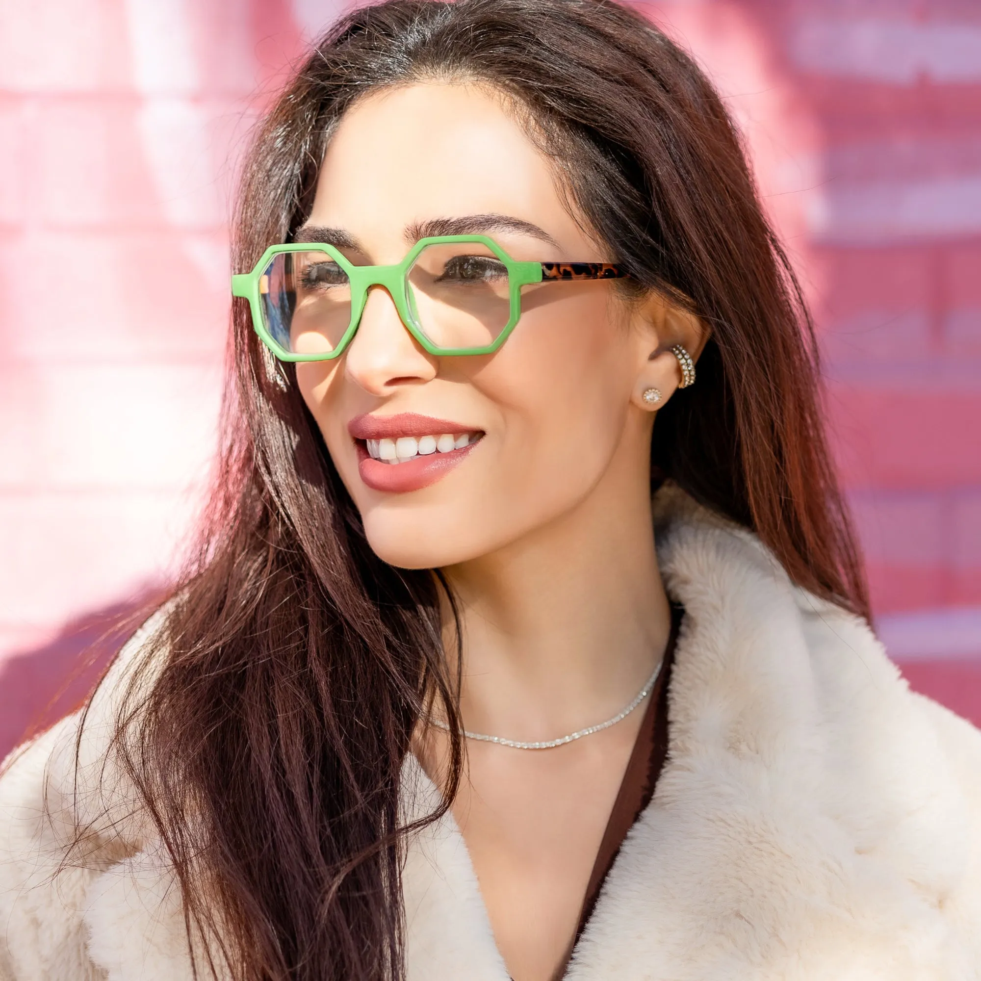 Unique Ocatagon Hexagon Reading Glasses | R-696