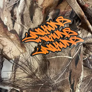 UNKWN8 Orange Tag Sticker