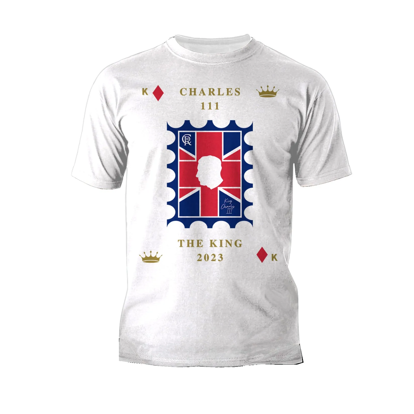 Urban Attitude Kings Coronation 2023 Stamp Charles III Men's T-shirt