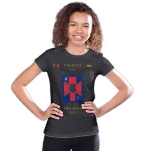 Urban Attitude Kings Coronation 2023 Stamp Charles III Youth T-shirt