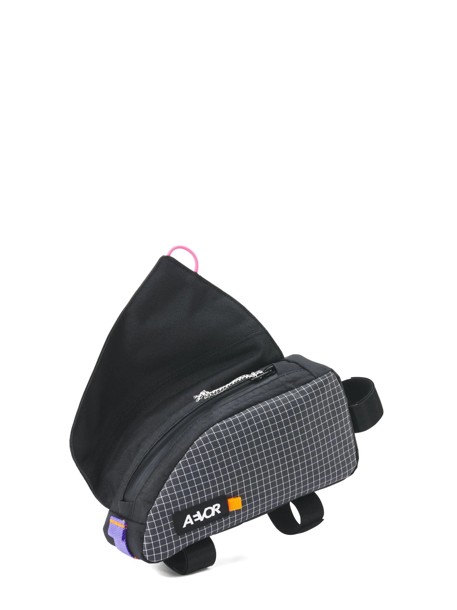 Urban Bike Gear Top Tube Pack S - Black White Grid