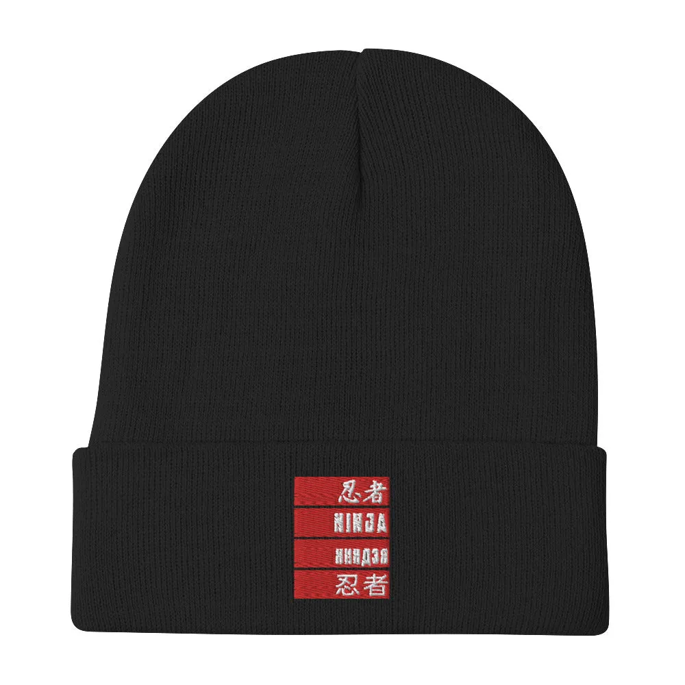 Urban Ninja "Nations" Embroidered Beanie