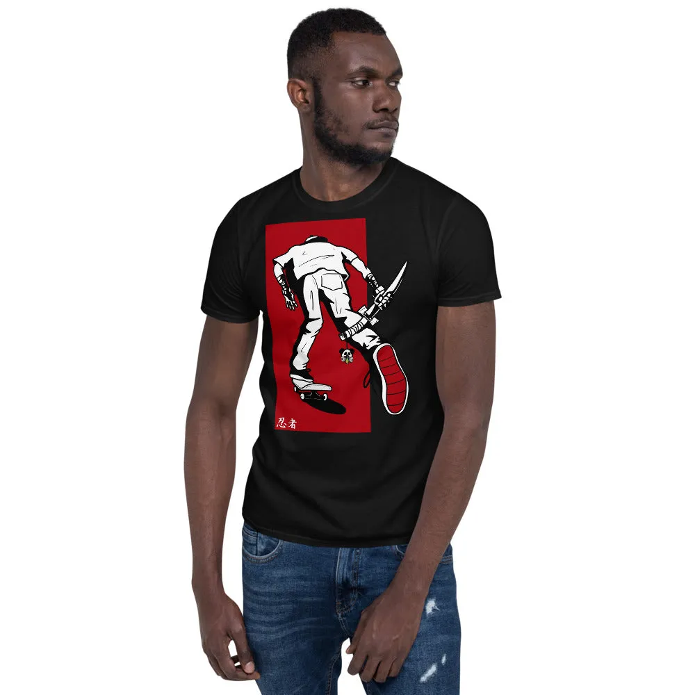 Urban Ninja "Red Line 1" Short-Sleeve Unisex T-Shirt