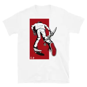 Urban Ninja "Red Line 1" Short-Sleeve Unisex T-Shirt