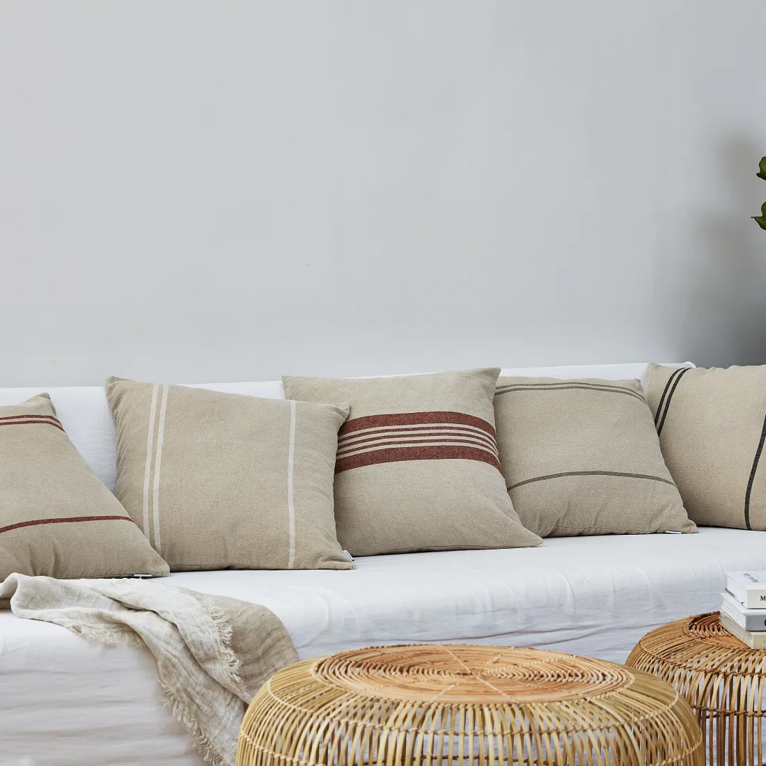 Urban Oasis Anika Square Cushion Natural