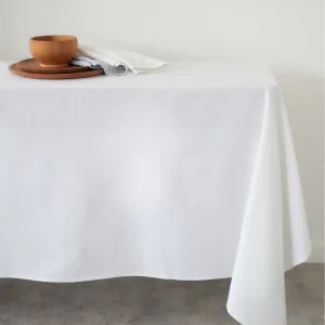 Urban Oasis Talla Tablecloth White