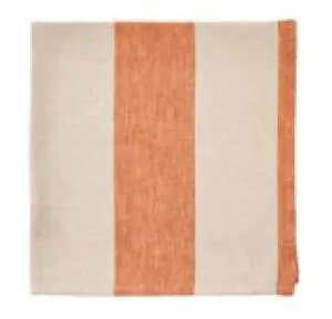 Urban Stripe Napkin Terracotta