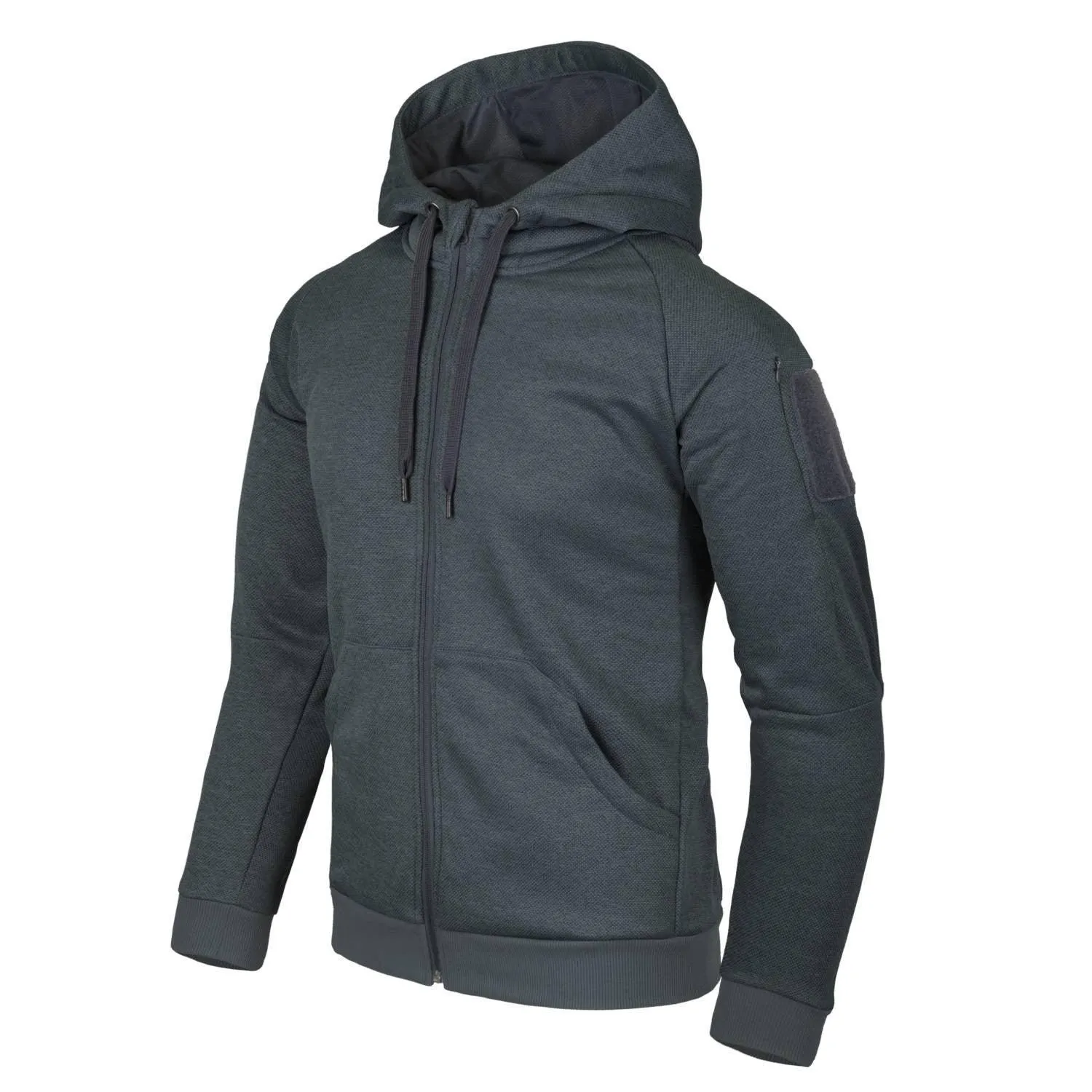 URBAN TACTICAL HOODIE (FullZip) - Melange Black / Grey