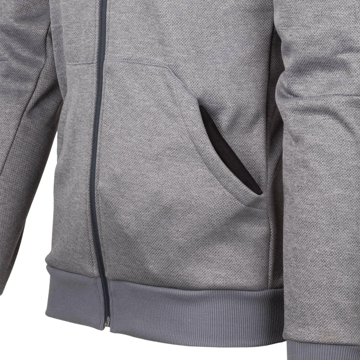 URBAN TACTICAL HOODIE (FullZip) - Melange Black / Grey