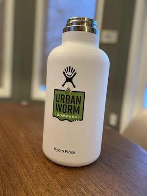 Urban Worm Logo Sticker