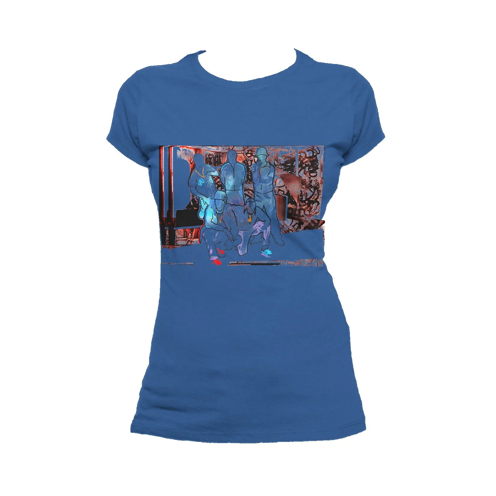 US Brand X Old's Kool Posse Official Women's T-Shirt (Blue)