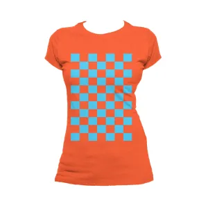 US Brand X Sci Funk Can You Play Official Women's T-Shirt (Orange)