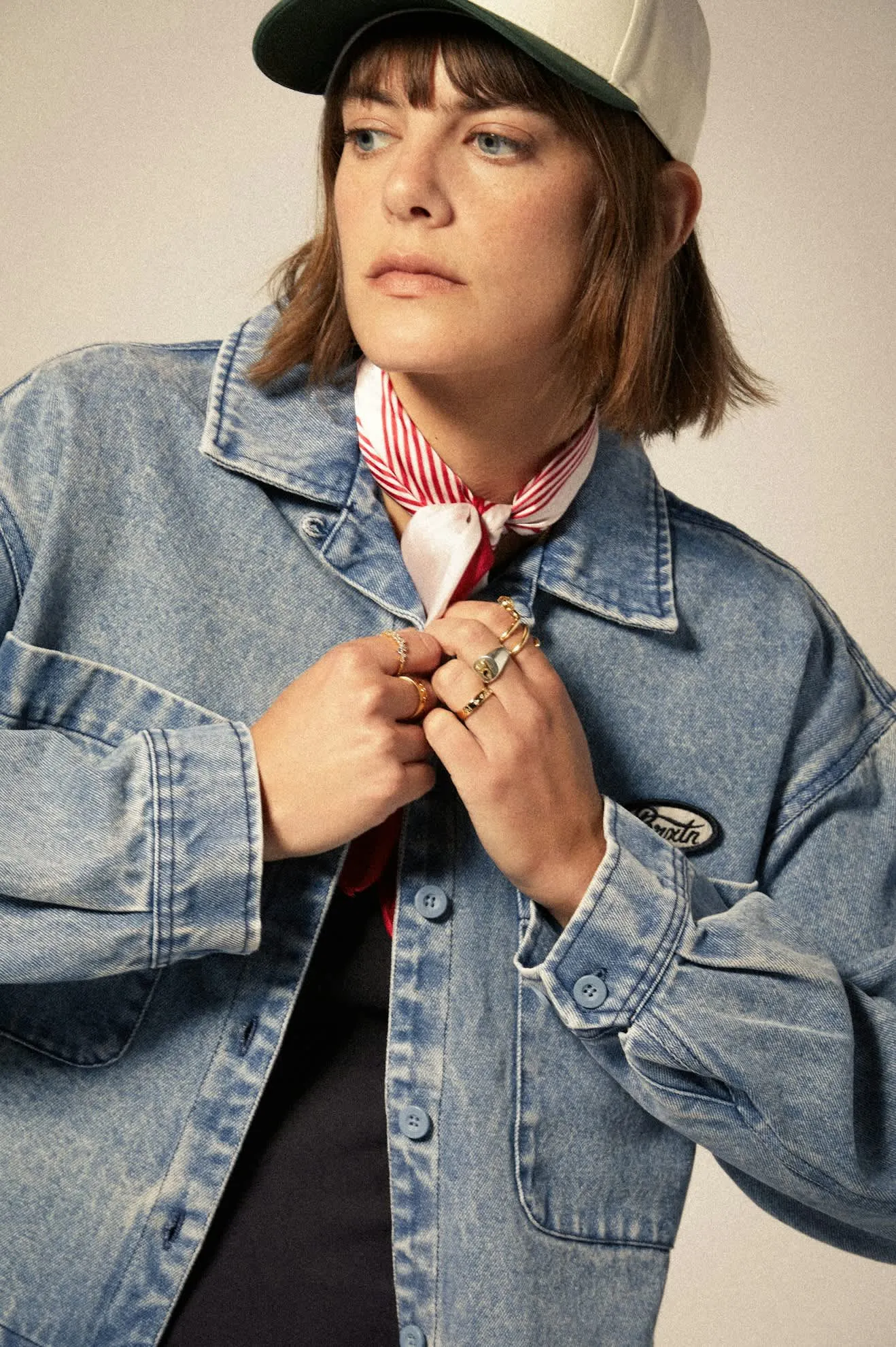 Utopia L/S Overshirt - Light Denim