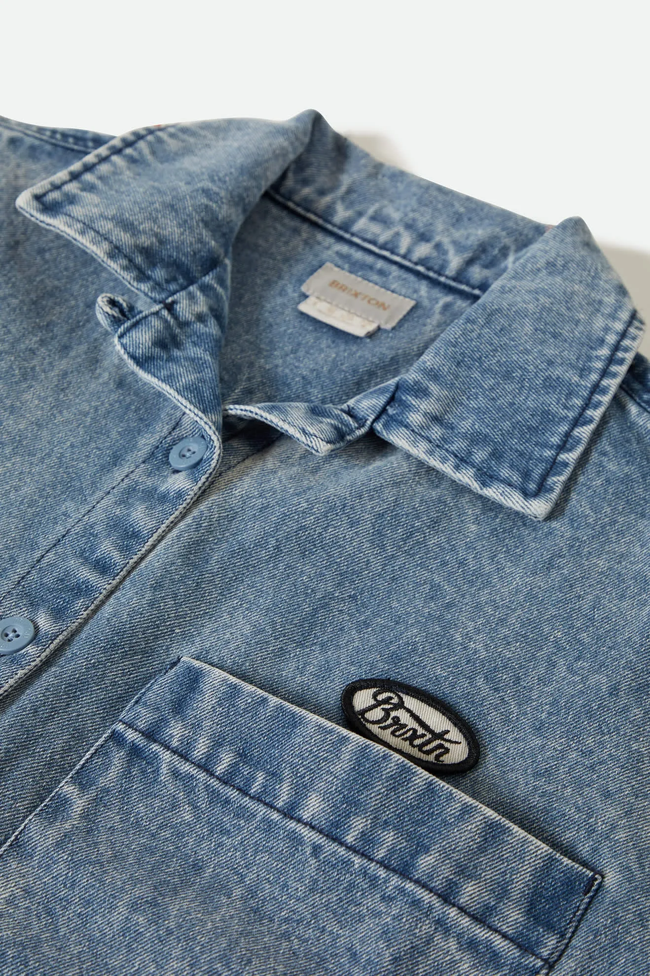 Utopia L/S Overshirt - Light Denim