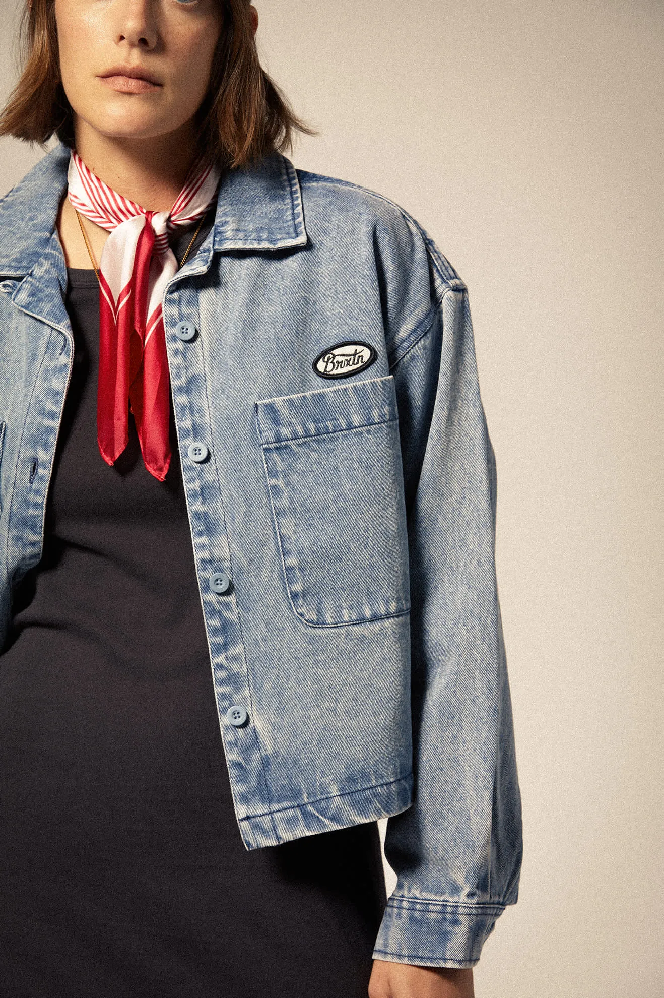 Utopia L/S Overshirt - Light Denim
