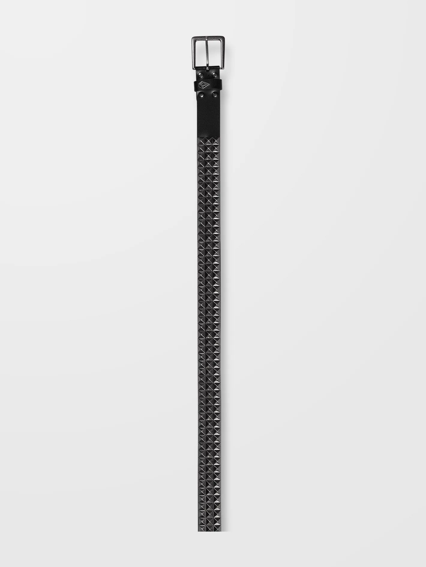 V Ent Leather Belt - BLACK
