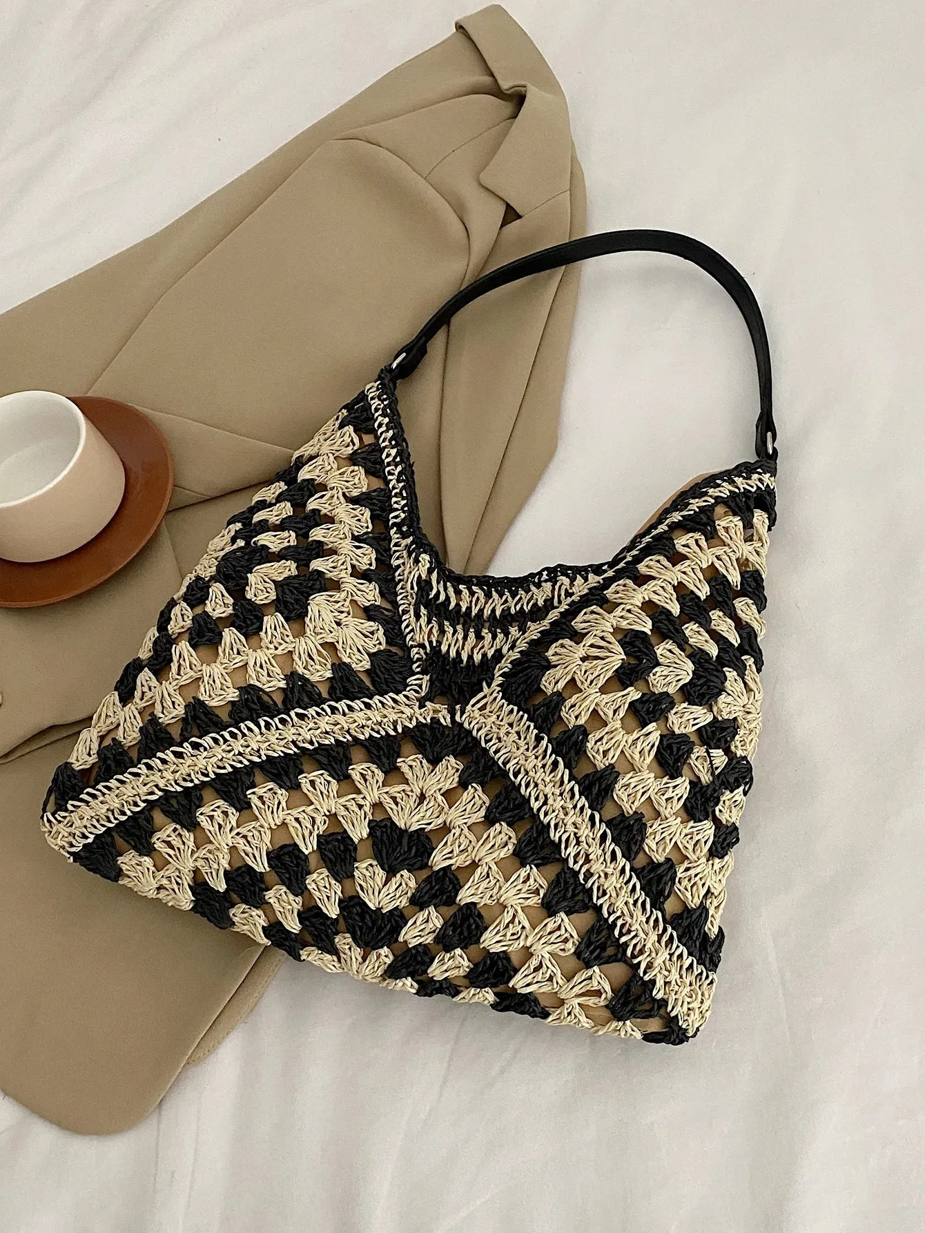 Valeria | Stylish Crochet Shoulder Bag