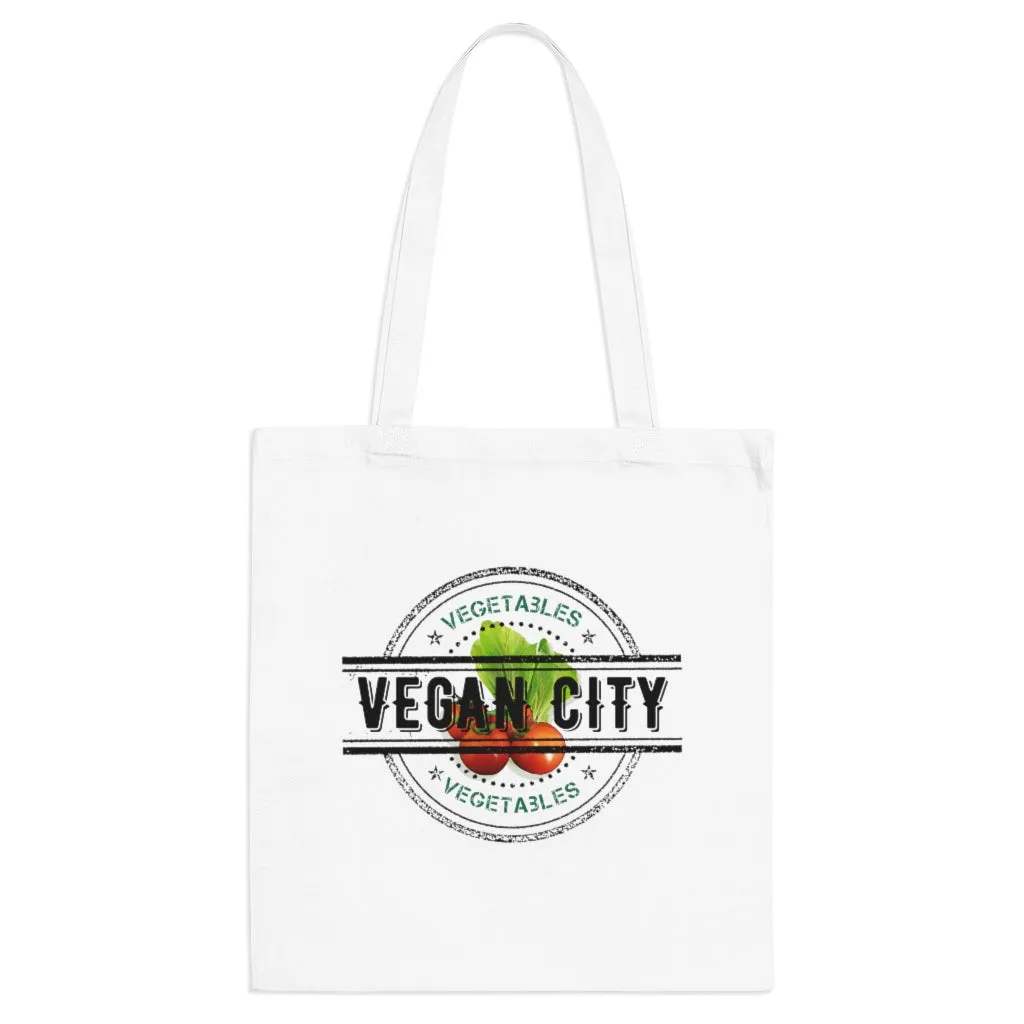 Vegan City Vegetables Tote Bag
